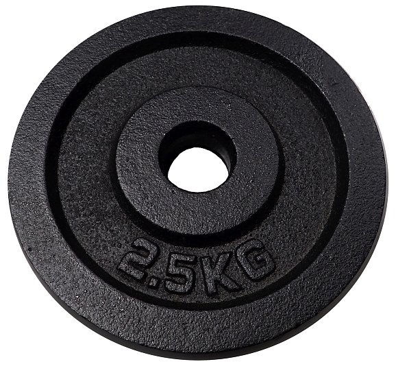 Litoželezni disk 2,5 kg - 25 mm