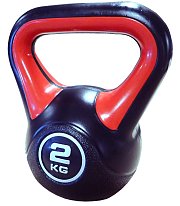 Kettlebell s cementnim polnilom 2 kg