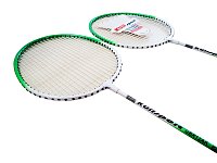 Set za badminton - 2 loparja + košarica + kovček