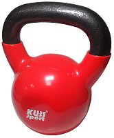 Kettlebell 12 kg litega železa z vinilnim pokrovom